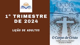 Apresentação do 1º Trimestre de 2024  CPAD Revista de Adultos [upl. by Enaywd]