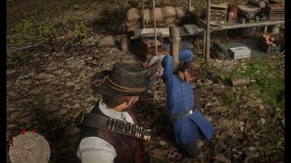 RDR2  I was late they just killed him Lemoyne Raiders [upl. by Notnelc]