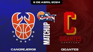 Cangrejeros de Santurce vs Gigantes de Carolina  BSN2024 [upl. by Lehcsreh546]