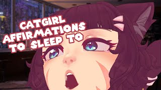 Catgirl Gives You Comfy ASMR Affirmations [upl. by Eyks182]