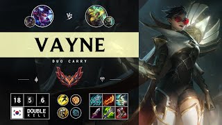 Vayne ADC vs Zeri  KR Grandmaster Patch 1414 [upl. by Kristina924]