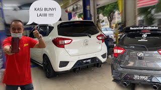 Myvi 2020 Tukar Ekzos Bunyi Golf Tapi Murah [upl. by Cilo]