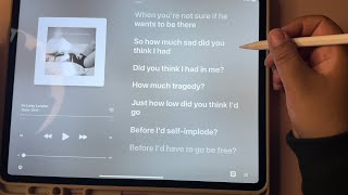 ASMR  Reading Lyrics to The Tortured Poets Department  Taylor Swift close whispering [upl. by Gnaw]