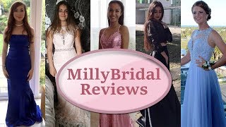 Top 10 Stunning Prom Dresses from MillyBridal  Customer Reviews [upl. by Neve823]