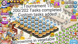 Cafeland Tournament 15  Custom Tasks 200202 67 [upl. by Lee466]