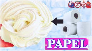 SLIME SIN PEGAMENTO Y SIN BORAX Ep8  SLIME CON PAPEL  3 NUEVAS RECETAS DE SLIME [upl. by Nagem]