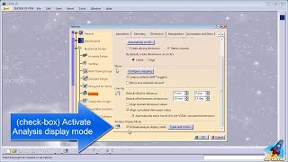 CATIA SETTINGS  Drafting  Analysis Display Mode [upl. by Attolrahc]