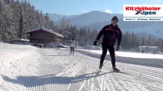 Langlaufen im Brixental  wwwkitzbuehelalpencom [upl. by Krahling]