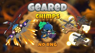 Double Heli Pilot Strategy  BTD6 Geared CHIMPS Guide Patch v43 [upl. by Yzzik]