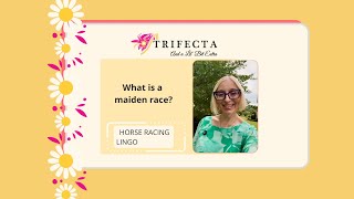 Learn your horse racing lingo What is a maiden race [upl. by Ponzo]