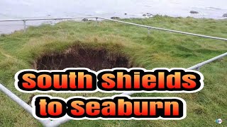 A walk from South Shields to Seaburn via Marsden Grotto [upl. by Rdnaskela]