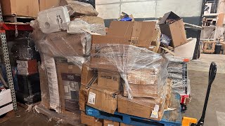 Unboxing Three Liquidation Pallets  HUGE 1200 SCORE on the third one [upl. by Ahsoyek]