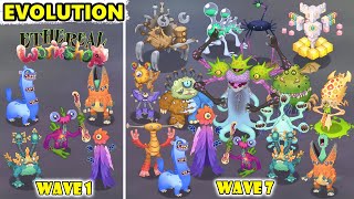 Ethereal Workshop Full Song Evolution Wave 1  7  My Singing Monsters [upl. by Monie995]