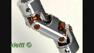 SolidWorks Giunto cardanico Cardanic joint with SolidWorks [upl. by Stegman]