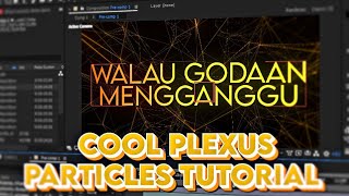 Cool Plexus Particles Tutorial After Effects [upl. by Nelag110]