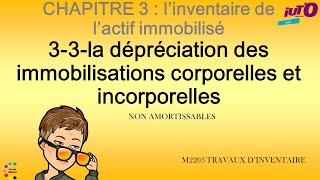 La dépréciation des immobilisations [upl. by Dewar]