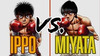 MAKUNOUCHI IPPO Vs ICHIRO MIYATA  Hajime No Ippo [upl. by Shulem155]