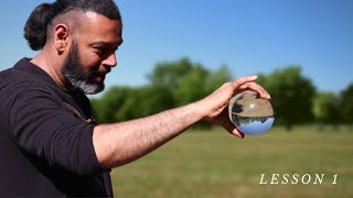 HOW TO MAKE A BALL FLOAT  lesson 1 contact juggling [upl. by Lap377]