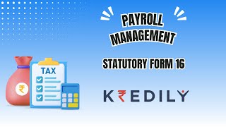 Payroll Statutory Form 16 [upl. by Repsag197]