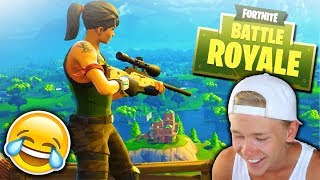 SÄMSTA NOOBEN TESTAR FORTNITE SJUKT KASS [upl. by Meta]