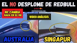 EL NO DESPLOME DE REDBULL LA CAUSA REAL DE LA CAÍDA EN SINGAPUR NO FUE LA NORMATIVA DEMOSTRADO [upl. by Haiasi]