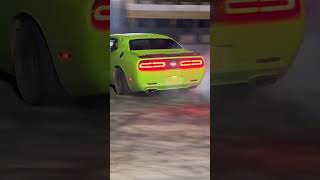 SLIGHT ROLLBACK 😮‍💨🔥rollback mopar srt challenger burnout [upl. by Odille771]