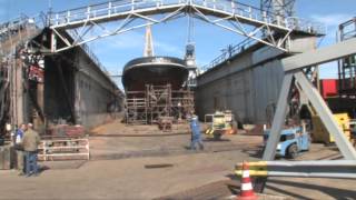 METAMORFOSE  Drydocking Seagoing Historical Tug ELBE 2009 [upl. by Tohcnarf]