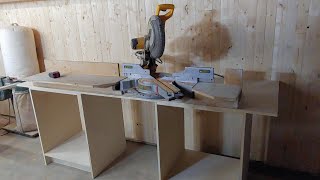 expanding the shop with custom miter saw station [upl. by Daza956]