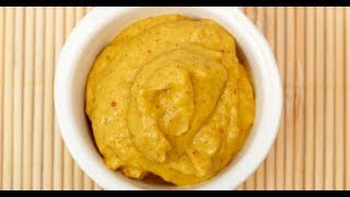 Simple Mustard SauceHomemade yellow mustard sauce RUBY KITCHEN [upl. by Kieryt940]