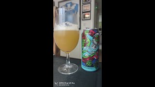 Chuggernaut hazy session ipa 47  Amundsen brewery  review No 727 [upl. by Tace189]