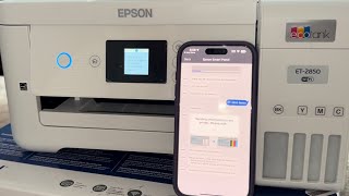 Epson EcoTank ET2850 Unboxing amp Setup [upl. by Ahseital366]