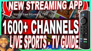 NEW STREAMING APP ACCESS 1600 HIDDEN CHANNELS HD SPORTS TV amp MOVIES [upl. by Ayana109]