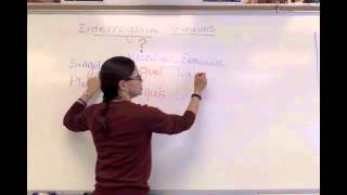 Interrogative Pronouns in French 1 [upl. by Kinom138]