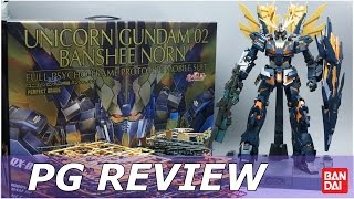 PG 160 Unicorn Gundam 02 Banshee Norn Review [upl. by Ahsiema]