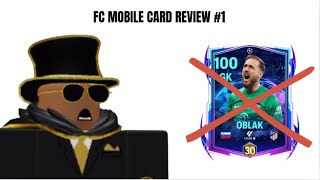 FC MOBILE GOALKEEPER REVIEW  OBLAK UCL [upl. by Akissej]