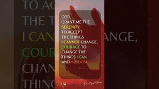 The Serenity Prayer is guide for peace serenityprayer courage wisdom change Your Diet Kitchen [upl. by Pharaoh]