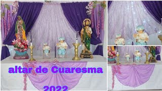 bellísimas ideas para decorar tu altar católico en semana santa Cuaresma pasión de Cristo o pascua [upl. by Maritsa]