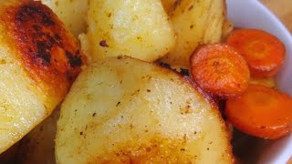 HOW TO BAKE ROASTED POTATOES AND CARROTSRECIPE [upl. by Filahk28]