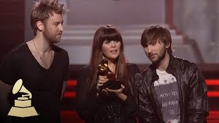 Lady Antebellum accepting the GRAMMY for Song of the Year at the 53rd GRAMMY Awards  GRAMMYs [upl. by Graehme]