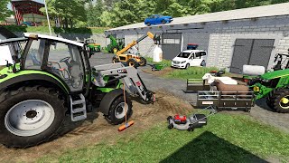 Jeune agriculteur passe une matinée 2022 à la Ferme  Farming Simulator 22 RolePlay [upl. by Ching]