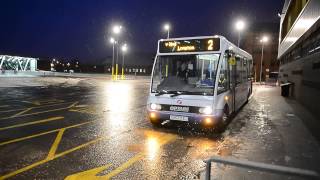 The first bus leaves the new Hanley bus station [upl. by Aina]