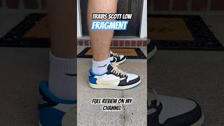 Jordan 1 low Travis Scott Fragment Full review on my channel jordan travisscott review [upl. by Rossi604]