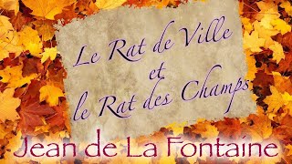 Le Rat de Ville et le Rat des Champs fable de La Fontaine [upl. by Aretina]