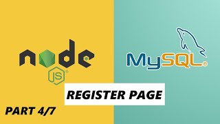 Nodejs MYSQL Login Tutorial  Part 47 [upl. by Eimrej]