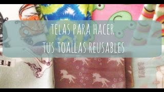 Como hacer toallas femeninas reusablesTelas y patron [upl. by Sucramat39]