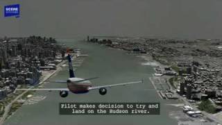 footage of plane landing in the hudson river [upl. by Etnauq]