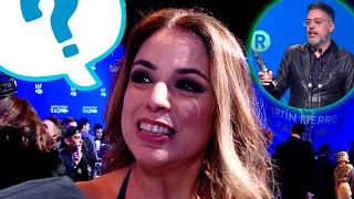 MARINA CALABRÓ HABLÓ DE LA REACCIÓN DE ROLANDO BARBANO QUE NO LA NOMBRÓ AL RECIBIR SU PREMIO [upl. by Leahcimluap]