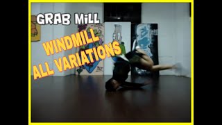 WINDIMILL MASTER  BBOY TURY ALL VARIATIONS [upl. by Enoek]