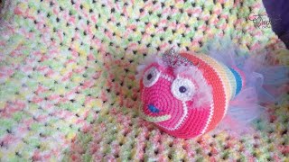 Easy Crochet Easy Granny Baby Blanket [upl. by Aremahs]