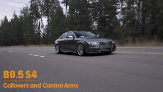 B85 S4  Coilovers and Control Arms [upl. by Parish19]